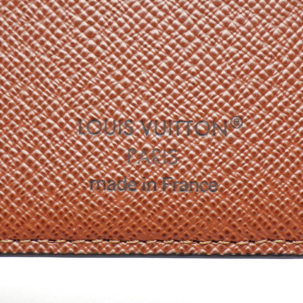 LOUIS VUITTON Portefeuille Multiple Monogram Bi fold Wallet Brown Leather
